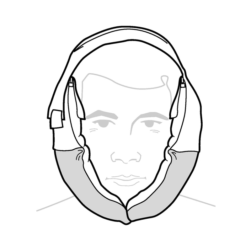 Halyard Bilateral Facial Ice Bag, 5 x 12 Inch, 1 Each (Treatments) - Img 4