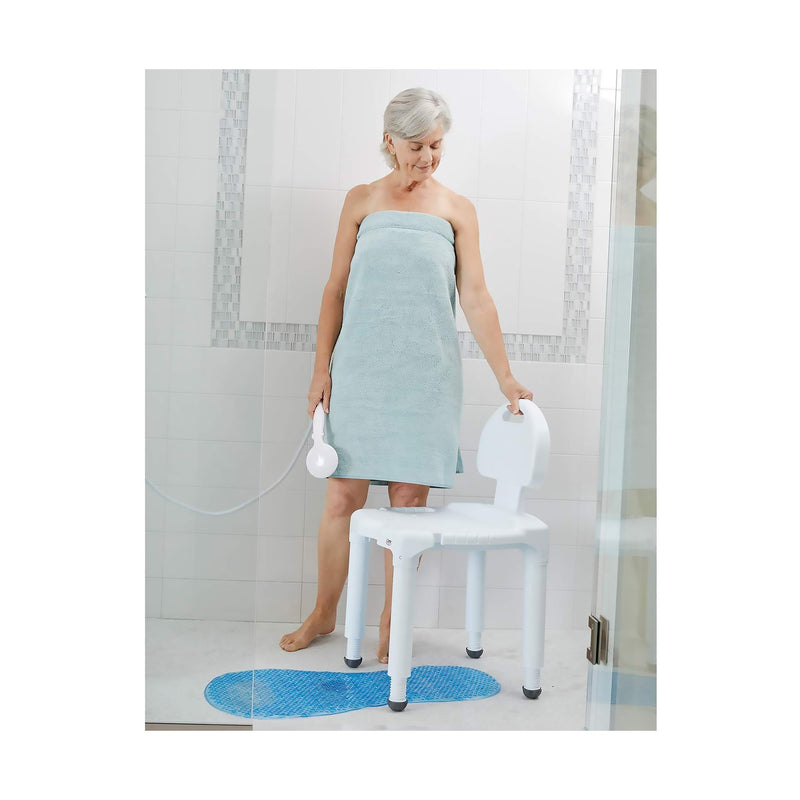 Carex Universal Bath Seat with Back, 400-lb Capacity, 1 Each (Commode / Shower Chairs) - Img 6