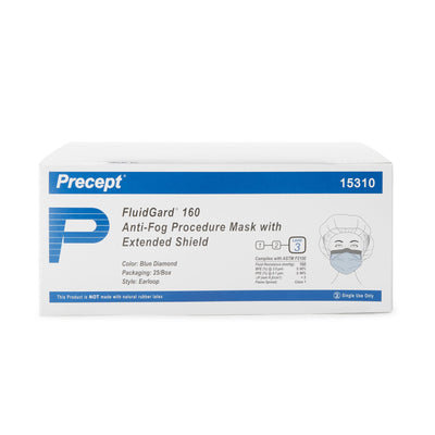 Fluidgard®160 Procedure Mask with Eye Shield, 1 Box of 25 (Masks) - Img 3