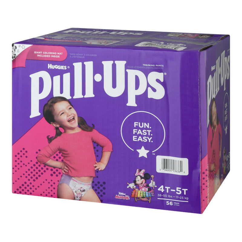 Pull-Ups® Learning Designs® for Girls, Size 6 / 4T to 5T, 1 Case of 56 () - Img 5