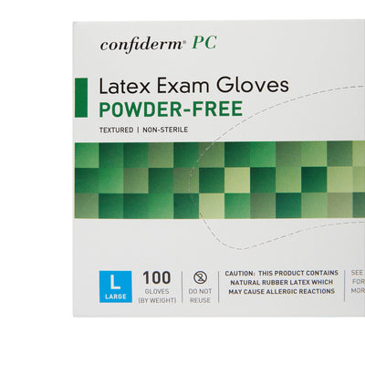 McKesson Confiderm® Latex Exam Glove, Large, Ivory, 1 Box of 100 () - Img 8