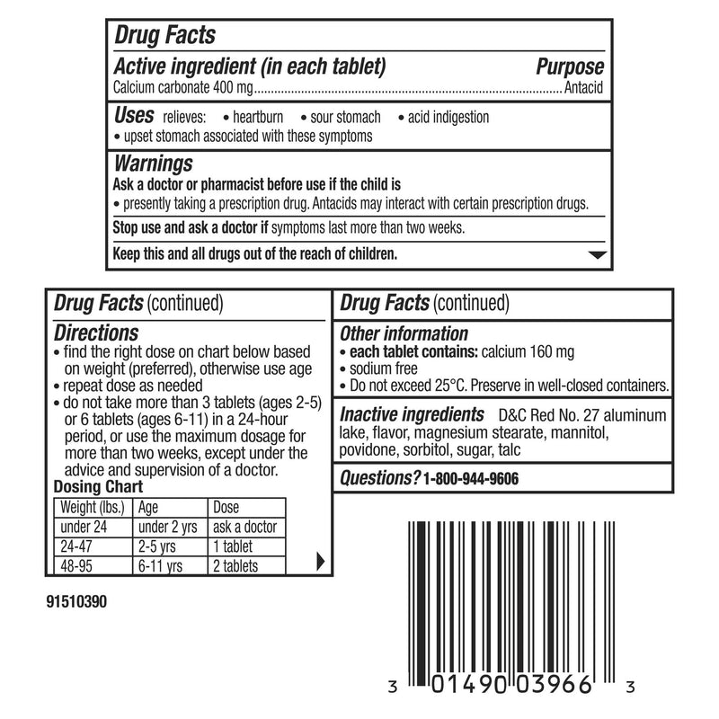 PEPTO-BISMOL, TAB CHEW BUBBLE GUM (24/BX) (Over the Counter) - Img 4