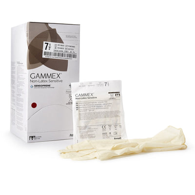 Gammex® Non-Latex Sensitive Polychloroprene Surgical Glove, Size 7.5, Cream, 1 Case of 200 () - Img 1