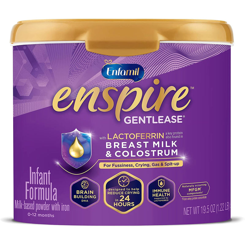 Enfamil® Enspire™ Powder Infant Formula, 19.5 oz. Tub, 1 Case of 4 () - Img 1