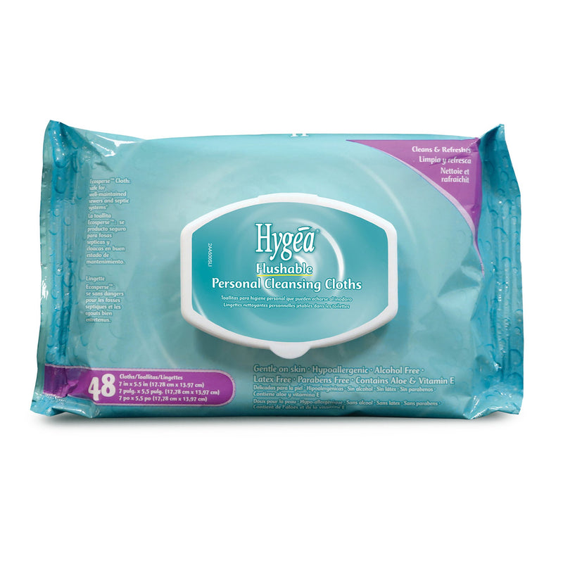 Hygea® Floral Scent Personal Cleansing Cloths, 1 Case of 576 (Skin Care) - Img 1