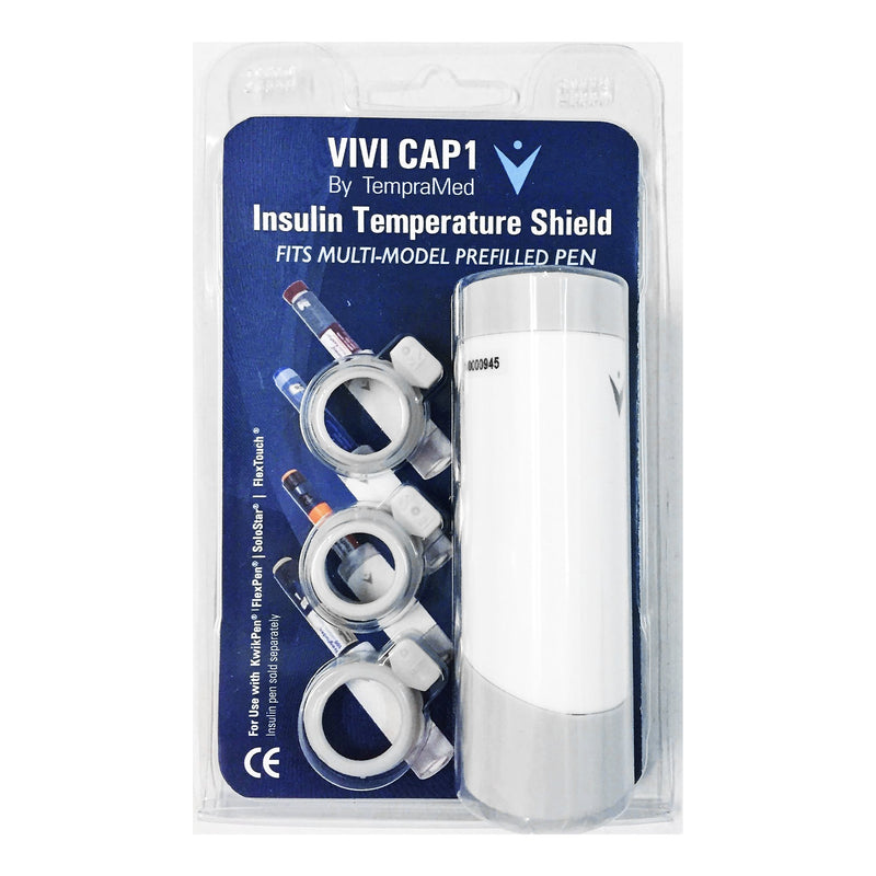 VIVI CAP1 Insulin Pen Temperature Shield, for Prefilled Pens, 1 Pack of 9 (Needles and Syringes Accessories) - Img 3