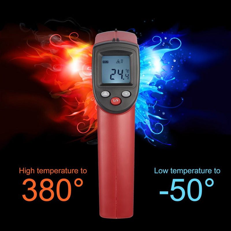 Digital Body Temperature for Fever Measurement - Forehead - Non-Contact Infrared LCD IR Thermometer for Babies & Adults