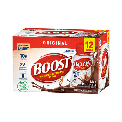 Boost® Original Chocolate Oral Supplement, 8 oz. Bottle, 1 Pack of 12 (Nutritionals) - Img 6