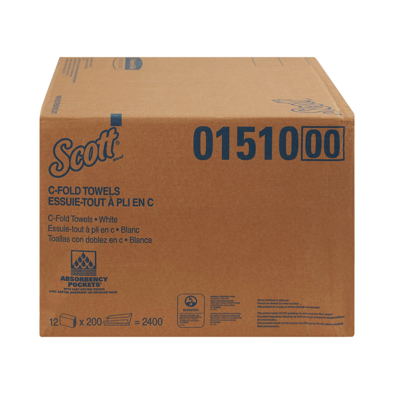 Scott® Essential C-Fold Paper Towel, 1 Pack of 200 (Paper Towels) - Img 4