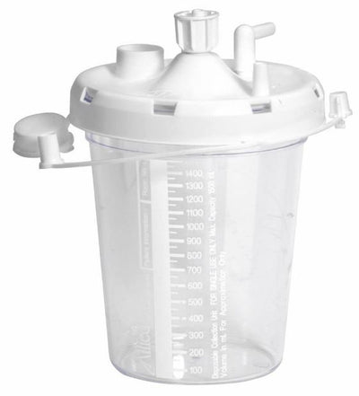 Allied® Suction Canister for use with OptiVac® Aspirators, 1500 mL, 1 Case of 48 (Suction Canisters and Liners) - Img 1