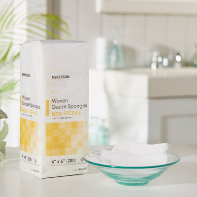 McKesson NonSterile Gauze Sponge, 4 x 4 Inch, 1 Case of 2000 (General Wound Care) - Img 10