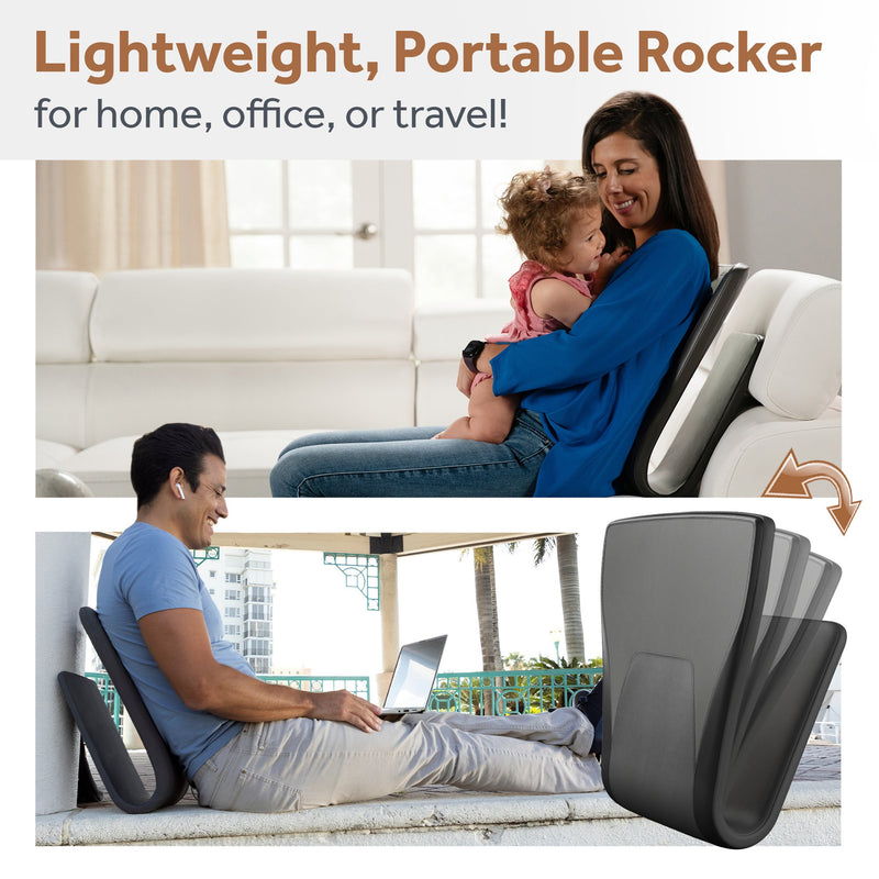 Ready Rocker Portable Rocking Chair, Back Support for Moms, Dads, 1 Case of 4 (Chair Pads) - Img 4