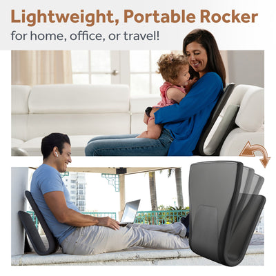 Ready Rocker Portable Rocking Chair, Back Support for Moms, Dads, 1 Each (Chair Pads) - Img 4