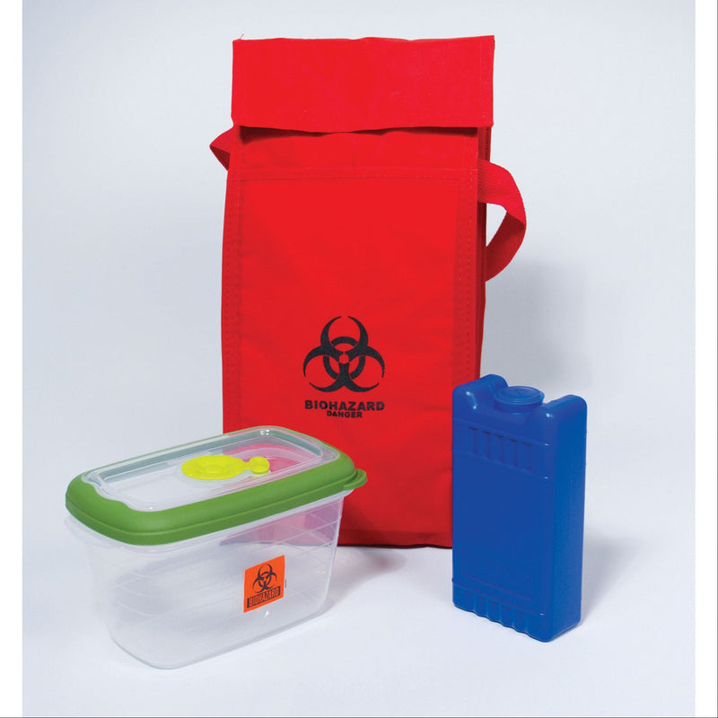 Mini Insulated Biohazard Specimen Transport System, 1 Each () - Img 1