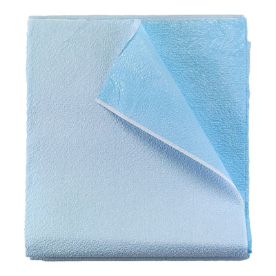 Tidi® Everyday Blue Flat Stretcher Sheet, 40 x 90 Inch, 1 Case of 50 (Sheets) - Img 2