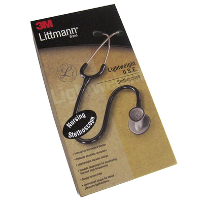 3M Littmann Lightweight II S.E. Stethoscope, Black, 28 Inch, 1 Each (Stethoscopes) - Img 4