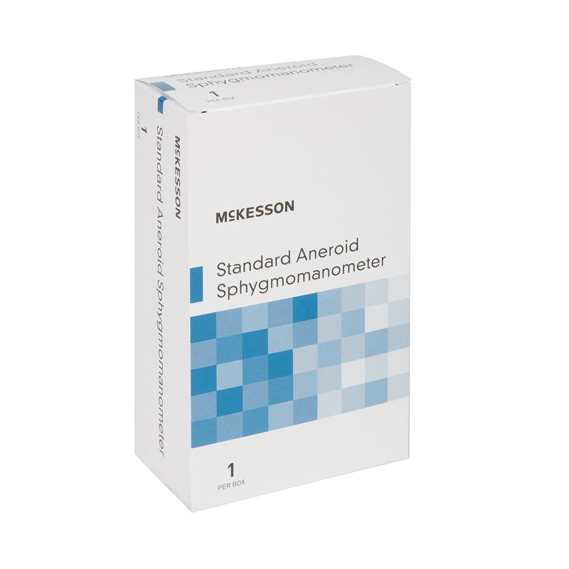 McKesson Aneroid Sphygmomanometer with Cuff, 2-Tube, Pocket-Size, Handheld, Adult Large Cuff, Navy, 1 Box (Blood Pressure) - Img 6