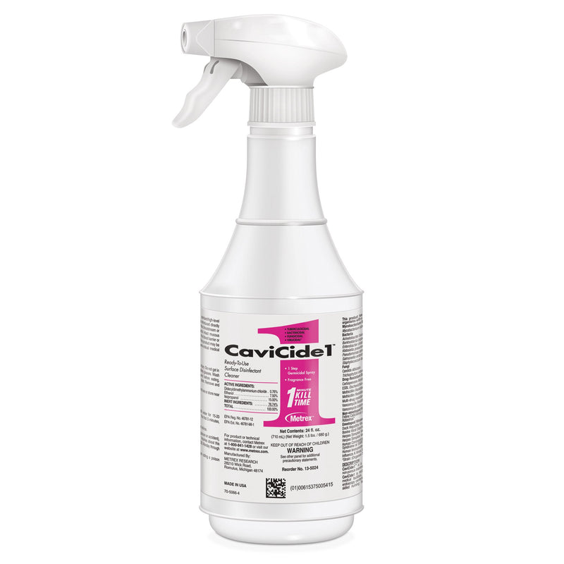 CaviCide1™ Surface Disinfectant Cleaner, 24 oz. Trigger Spray Bottle, 1 Each (Cleaners and Disinfectants) - Img 1