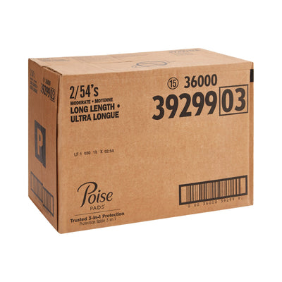 Poise Bladder Control Pads, Adult Women, Moderate Absorbency, Disposable, 12.20" Length, 1 Case of 108 () - Img 6