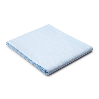 Tidi® Everyday Blue Flat Stretcher Sheet, 40 x 90 Inch, 1 Case of 50 (Sheets) - Img 1