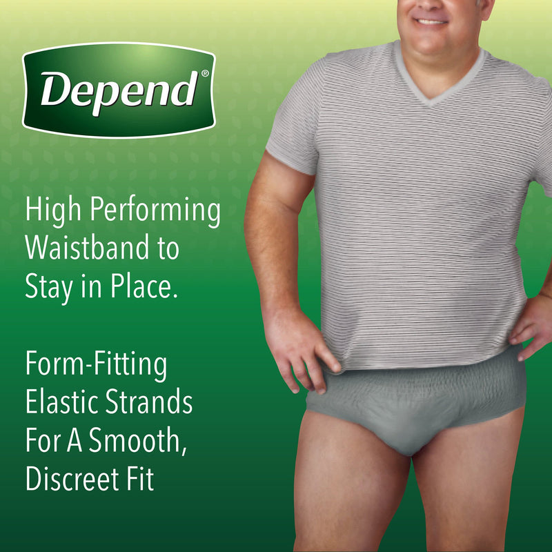 Depend® FIT-FLEX® Male Absorbent Underwear, X-Large, 1 Case of 52 () - Img 7