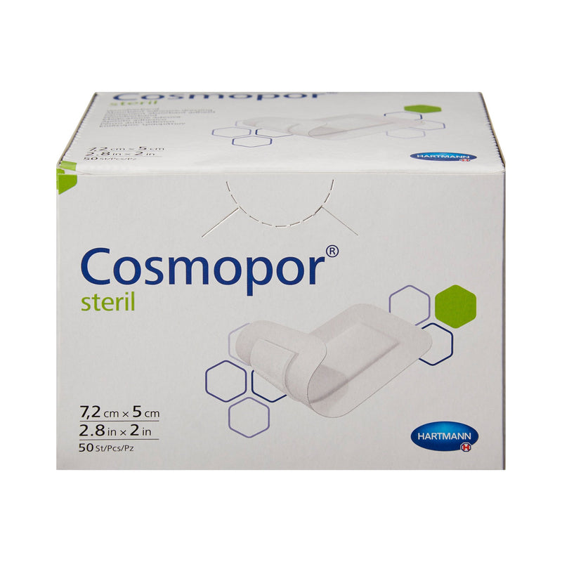 Cosmopor® Adhesive Dressing, 2 x 2-4/5 Inch, 1 Case of 1000 (General Wound Care) - Img 2