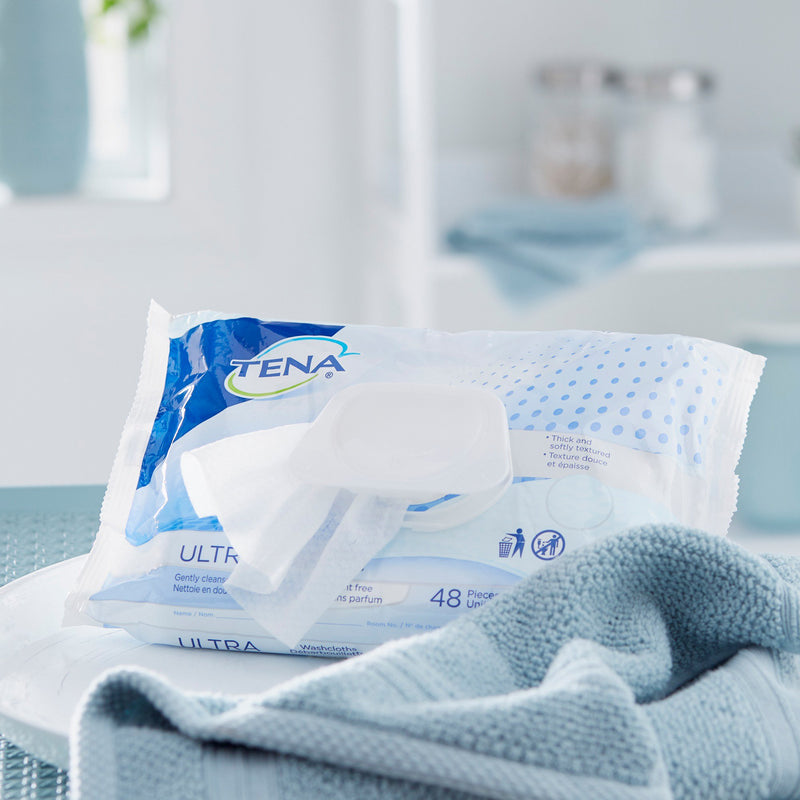 Tena Ultra Unscented Washcloths, 1 Case of 576 (Skin Care) - Img 6