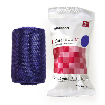 McKesson Purple Cast Tape, 3 Inch x 4 Yard, 1 Box of 10 (Casting) - Img 1