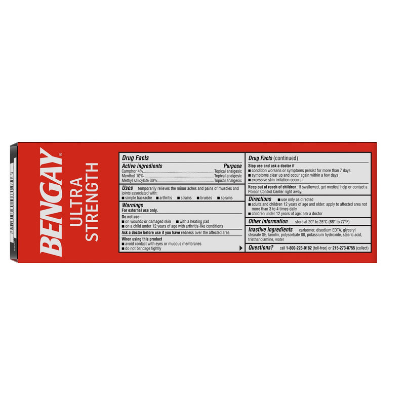 Bengay® Ultra Strength Topical Pain Relief, 1 Each (Over the Counter) - Img 3