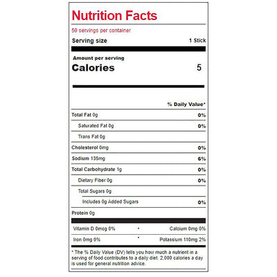 Sqwincher® Quik Stik® Zero Mixed Berry Electrolyte Replenishment Drink Mix, 0.11 oz. Packet, 1 Case of 500 () - Img 3