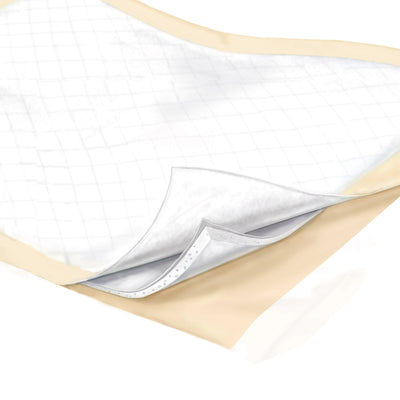 Wings Plus Underpads, Disposable, Heavy Absorbency, Beige, 23 X 36 Inch, 1 Each (Underpads) - Img 3