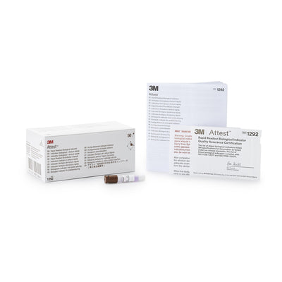 3M Attest Rapid Readout Sterilization Biological Indicator Vial, 1 Case of 200 (Sterilization Indicators) - Img 1