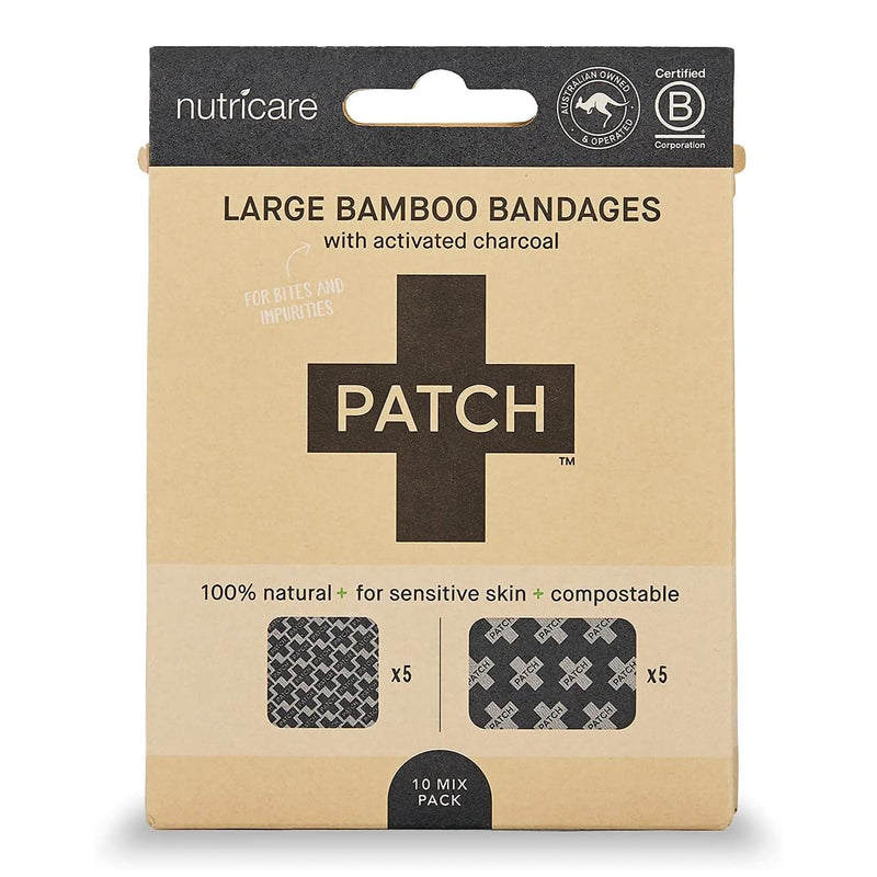 Patch™ Adhesive Strip with Charcoal, 3/4 x 3 Inch, 1 Pack (General Wound Care) - Img 1