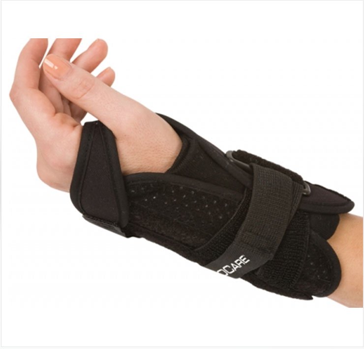 Quick-Fit® Right Wrist Brace, One Size Fits Most, 1 Each (Immobilizers, Splints and Supports) - Img 1