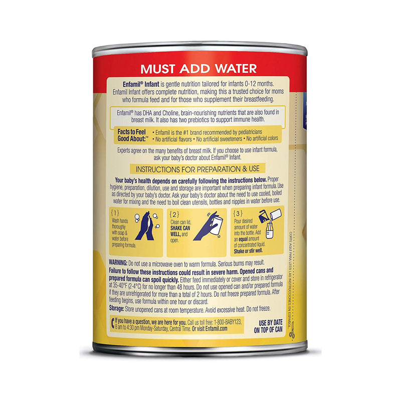 Enfamil® Liquid Concentrate Infant Formula, 13-ounce Can, 1 Case of 12 () - Img 5