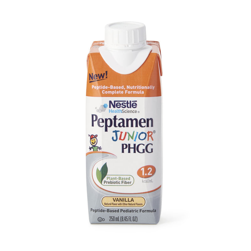 Peptamen Junior® PHGG Vanilla Pediatric Oral Supplement / Tube Feeding Formula, 8.45 oz. Carton, 1 Case of 24 () - Img 1