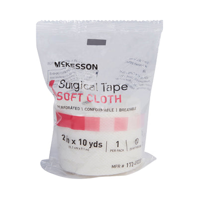McKesson Cloth Medical Tape, 2 Inch x 10 Yard, White, 1 Case of 12 (General Wound Care) - Img 5