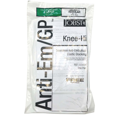 JOBST® Anti-Em/GP™ Knee High Anti-embolism Stockings, Extra Large / Regular, 1 Box of 12 (Compression Garments) - Img 1