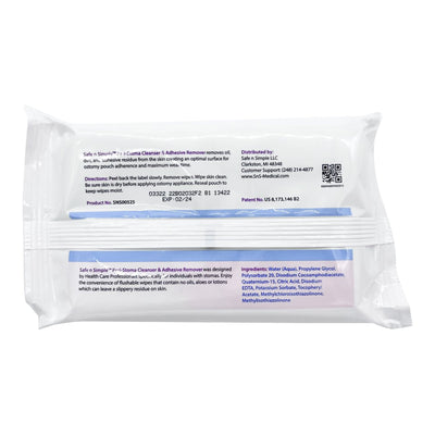 Safe n Simple Adhesive Remover Wipes, 1 Case of 600 (General Wound Care) - Img 3