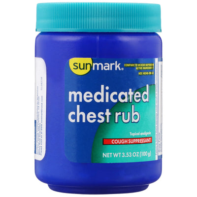 sunmark® Camphor / Menthol / Eucalyptus Oil Chest Rub, 1 Each (Over the Counter) - Img 9