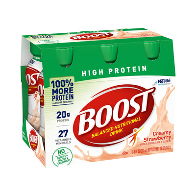 Boost® High Protein Strawberry Oral Supplement, 8 oz. Bottle, 1 Pack of 6 (Nutritionals) - Img 6