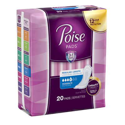 Poise Bladder Control Pads, Adult Women, Disposable, 1 Case of 120 () - Img 4