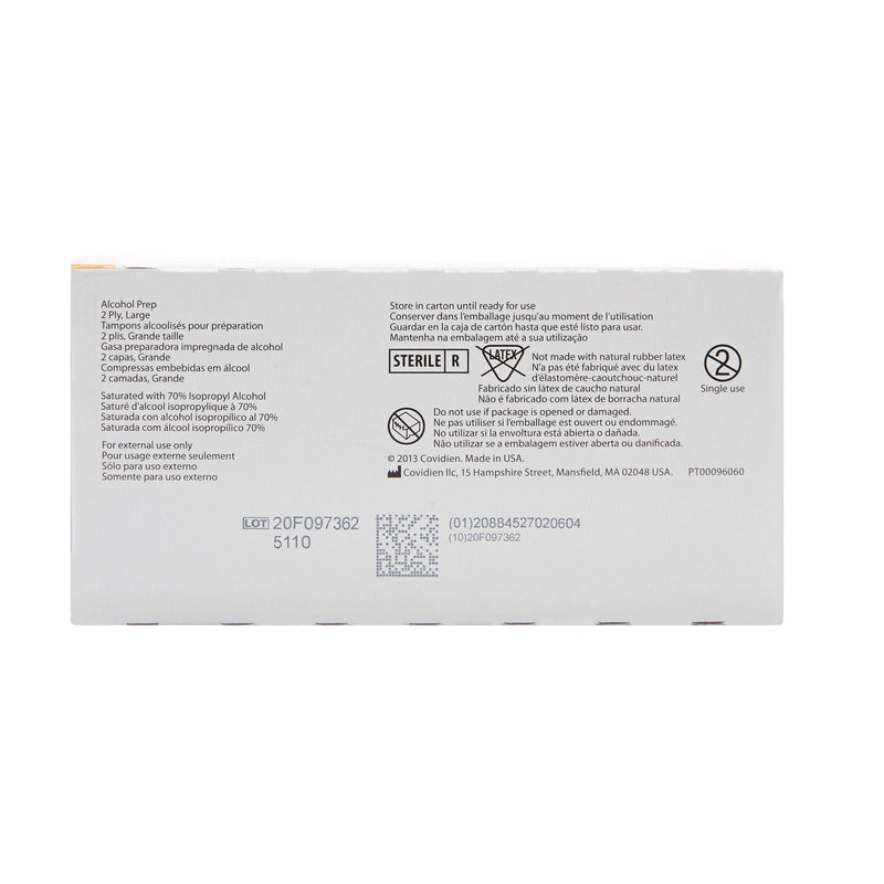 Webcol™ Alcohol Prep Pad, 1 Case of 4000 (Skin Care) - Img 5