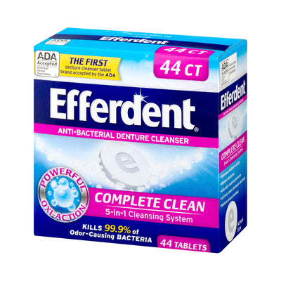 Efferdent® Denture Cleaner, 44 Tablets per Box, 1 Box of 44 (Mouth Care) - Img 4