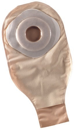 ActiveLife® One-Piece Drainable Transparent Colostomy Pouch, 12 Inch Length, 1¼ Inch Stoma, 1 Box of 10 (Ostomy Pouches) - Img 1