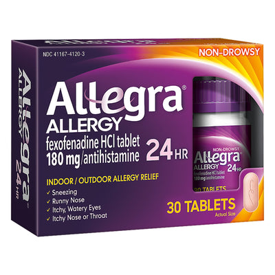 Allegra® Fexofenadine HCl Allergy Relief, 1 Box (Over the Counter) - Img 1