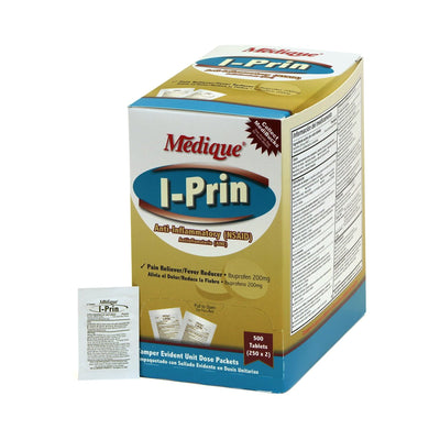 I-Prin Ibuprofen Pain Relief, 1 Box of 500 (Over the Counter) - Img 3