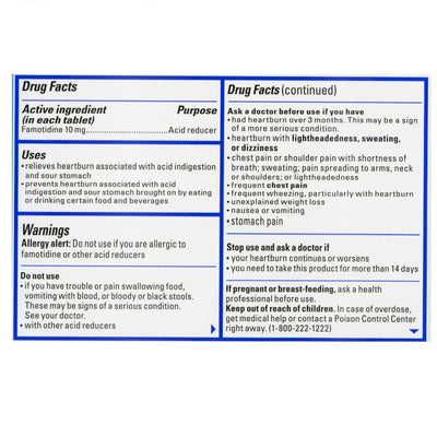 Pepcid® AC Famotidine Antacid, 1 Bottle (Over the Counter) - Img 3