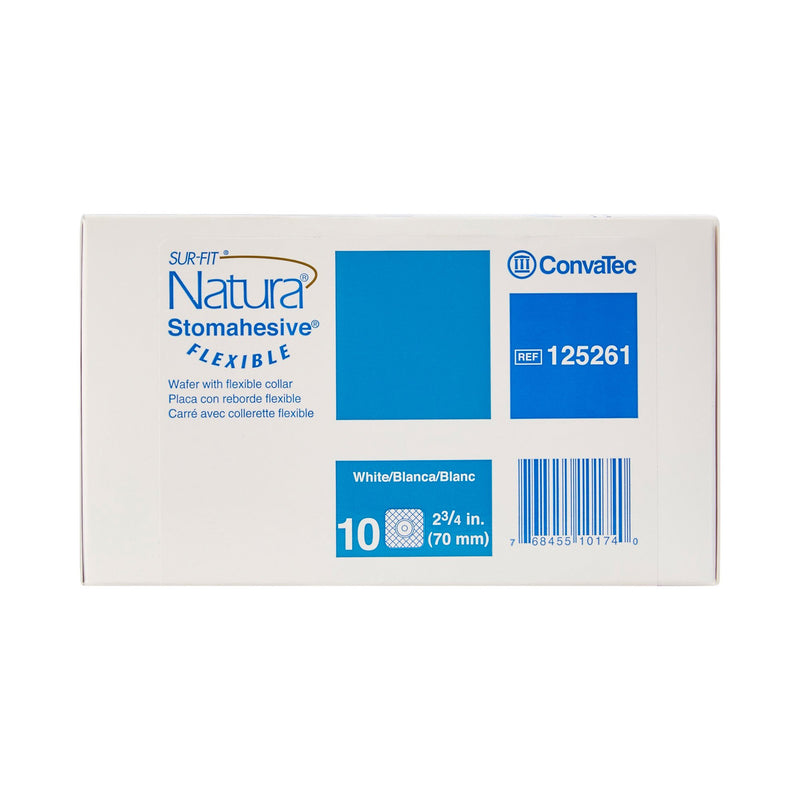 Sur-Fit Natura® Colostomy Barrier With 1 7/8-2½ Inch Stoma Opening, White, 1 Box of 10 (Barriers) - Img 4