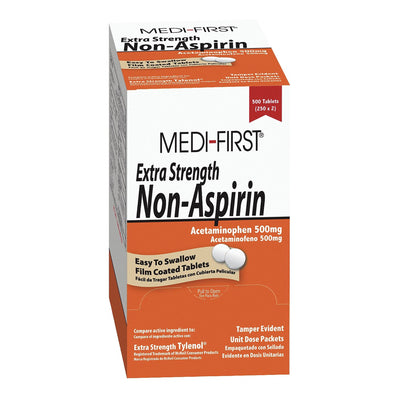 Medi-First® Acetaminophen Pain Relief, 1 Box of 500 (Over the Counter) - Img 2